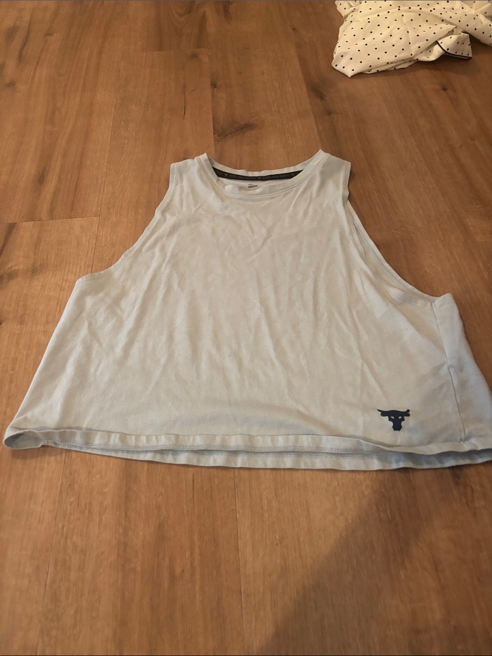 Under Armour Light Blue Women's Cropped Muscle Tank